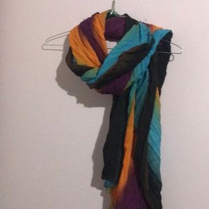 Multi colored scarf